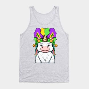 mardi gras unicorn funny new orleans Tank Top